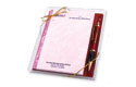 Rose Marble Memo-Pen Gift Set